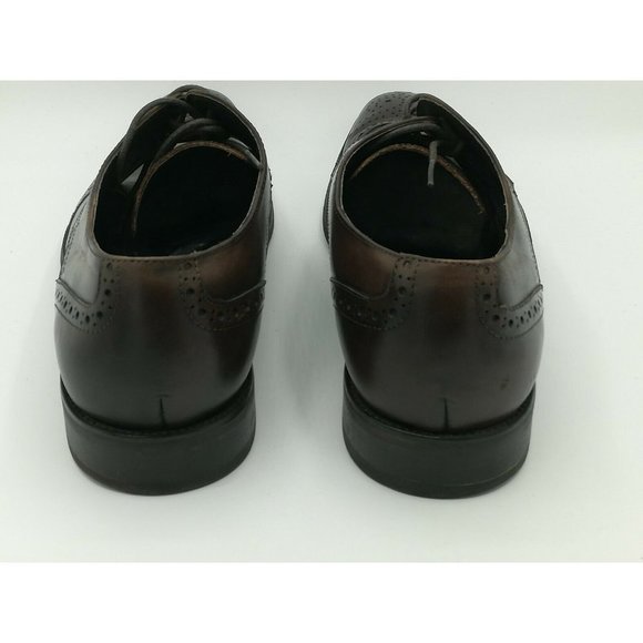 John White England Dawson Brown Leather Wingtip Oxford Dress Shoes 46 Men’s 12 main image 9